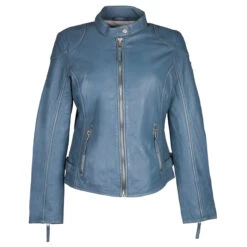 Gipsy (by Mauritius) Damen Lederjacke Faiza Blue