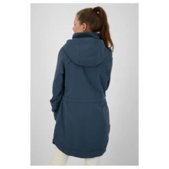 Alife And Kickin Damen Parka Melody Marine -Wellensteyn Shop alife and kickin parka melody marine 5500 ansicht model hinten