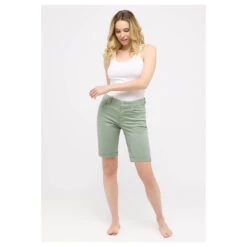 Angels Bermuda TU Baumwollhose Jade Green -Wellensteyn Shop angels jeans bermuda tu gruen 537 model