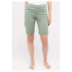 Angels Bermuda TU Baumwollhose Jade Green -Wellensteyn Shop angels jeans bermuda tu gruen 537 model vorne