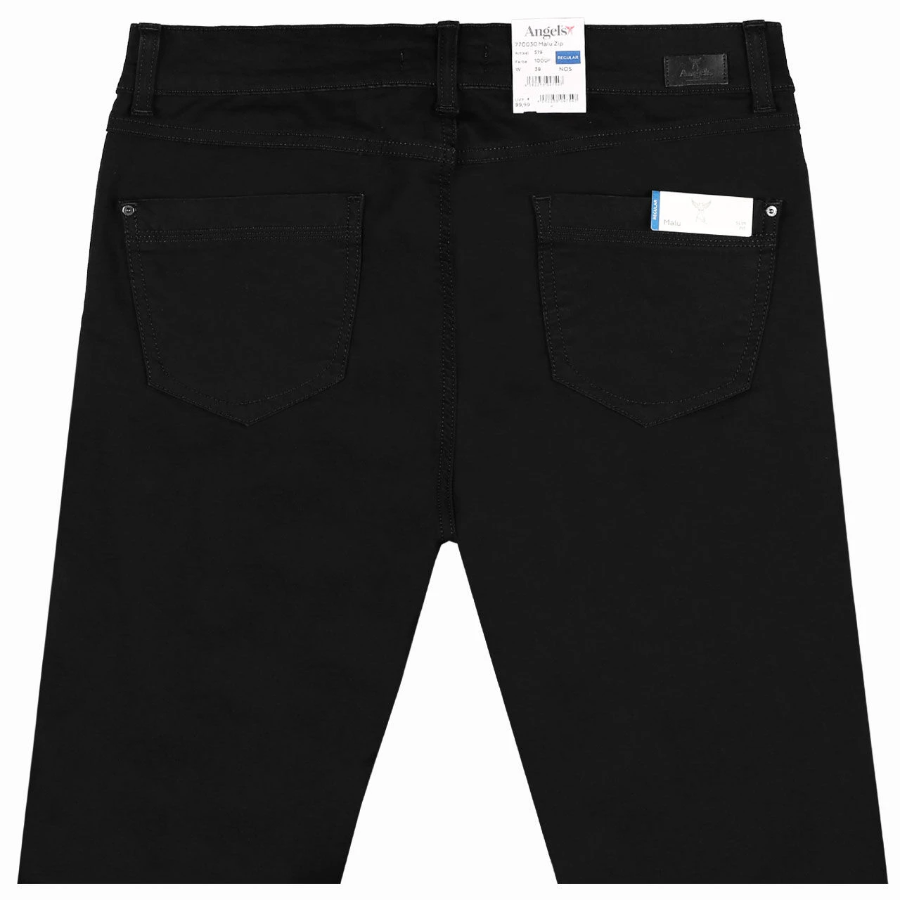 Angels Malu Zip Jeans Black 4 Angels Malu Zip Jeans Black – Bild 2