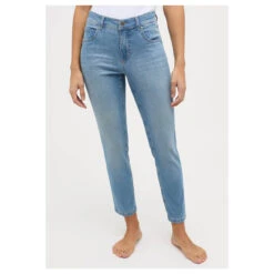 Angels Ornella 7/8 Jeans Ferra Blue Used Buffi -Wellensteyn Shop angels jeans ornella 7 8 blau 3458 model vorne
