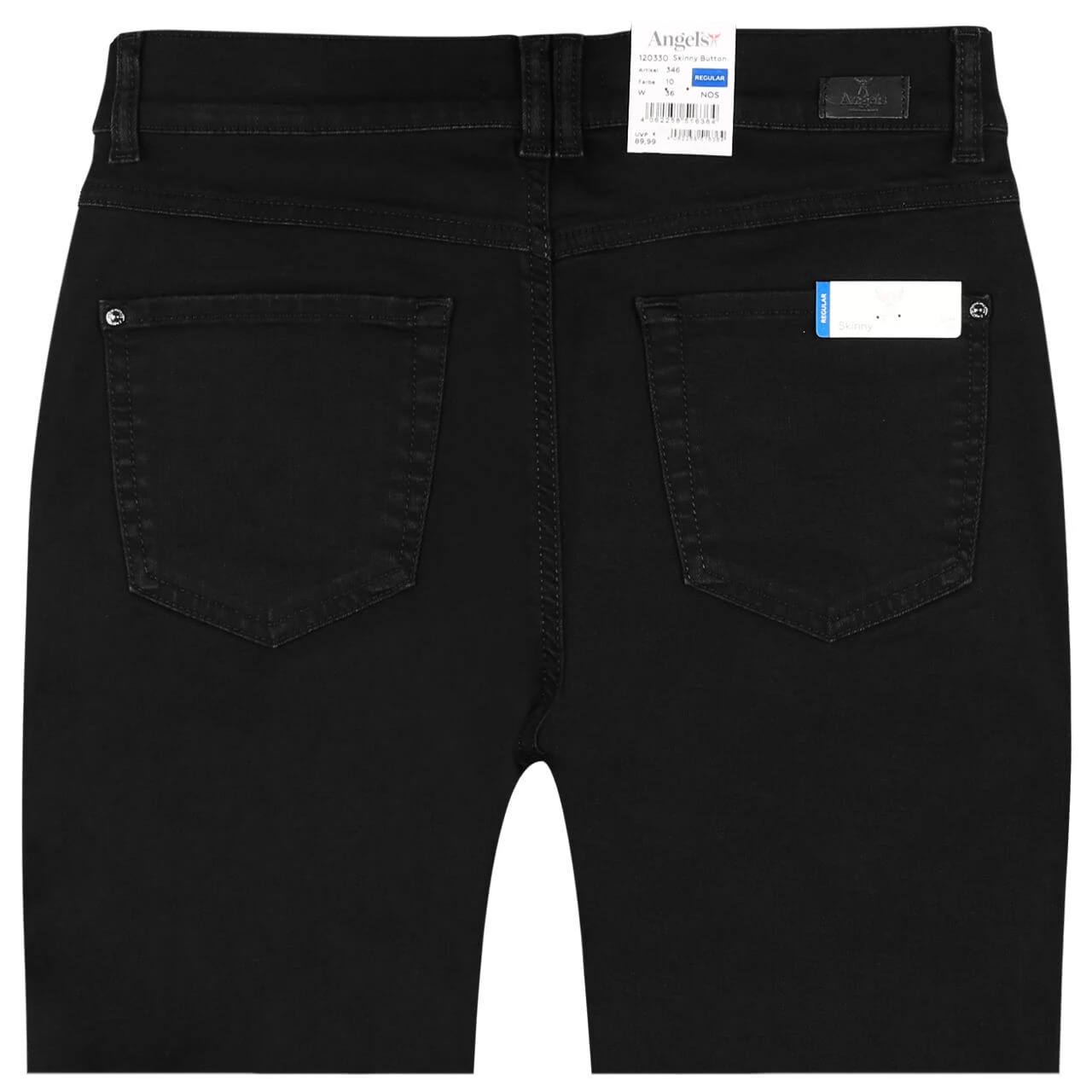 Angels Skinny Button Jeans Night Black 4 Angels Skinny Button Jeans Night Black – Bild 2