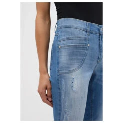 Angels Skinny Pocket Jeans Light Blue Destroyed -Wellensteyn Shop angels jeans skinny pocket blau 3488 ansicht detail