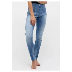 Angels Skinny Pocket Jeans Light Blue Destroyed -Wellensteyn Shop angels jeans skinny pocket blau 3488 ansicht vorne