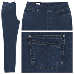 Anna Montana Angelika Röhre Jump In Jeans Blue Stone Wash
