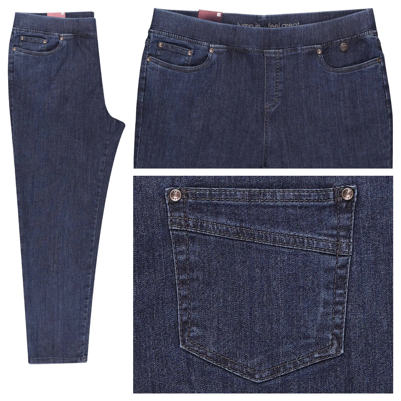 Anna Montana Angelika Röhre Jump In 7/8 Jeans Stone Wash 3 Anna Montana Angelika Röhre Jump In 7/8 Jeans Stone Wash