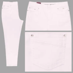 Anna Montana Angelika Röhre Jump In 7/8 Jeans White