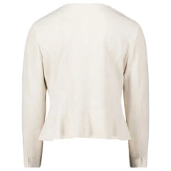 Betty Barclay Damen Velours Jacke Powder Sand 10 Betty Barclay Damen Velours Jacke Powder Sand -Wellensteyn Shop betty barclay 1 1 arm blazerjacke kurz beige 1166 hinten