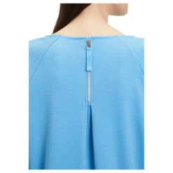 Betty Barclay Damen 3/4 Arm Sweatshirt Azure Blue 14 Betty Barclay Damen 3/4 Arm Sweatshirt Azure Blue -Wellensteyn Shop betty barclay 3 4 arm sweatshirt lang blau 8098 model detail hinten