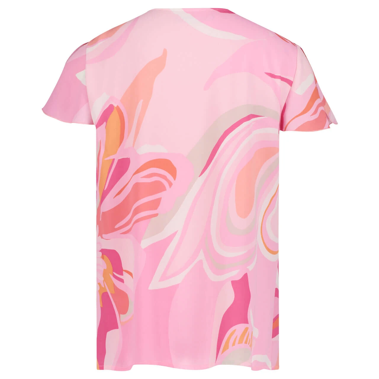 Betty Barclay Damen Kurzarm Bluse Pink Rose Print 4 Betty Barclay Damen Kurzarm Bluse Pink Rose Print – Bild 2
