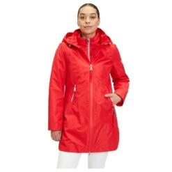 Betty Barclay Damen Jacke Scarlet -Wellensteyn Shop betty barclay jacke rot 4132 model detail front