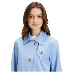 Betty Barclay Damen Jacke Lavender Blue -Wellensteyn Shop betty barclay mantel blau 8002 model detail vorne