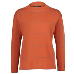 Betty Barclay Damen Pullover Orange Grey