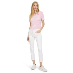 Betty Barclay Damen T-Shirt Cream Rose -Wellensteyn Shop betty barclay shirt kurz 1 2 arm rosa 1845 front