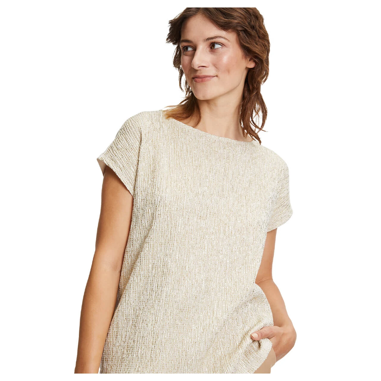 Betty Barclay Damen T-Shirt Pastel Gold Sand 8 Betty Barclay Damen T-Shirt Pastel Gold Sand – Bild 6