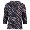 Betty Barclay Damen 3/4 Arm Shirt Dark Blue Grey -Wellensteyn Shop bettybarclay hoodie stripedanimal 8896 ansicht