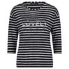 Betty Barclay Damen 3/4 Arm Shirt Dark Blue Cream Striped 1 Betty Barclay Damen 3/4 Arm Shirt Dark Blue Cream Striped -Wellensteyn Shop bettybarclay shirt stripedblackwhite 8813 ansicht