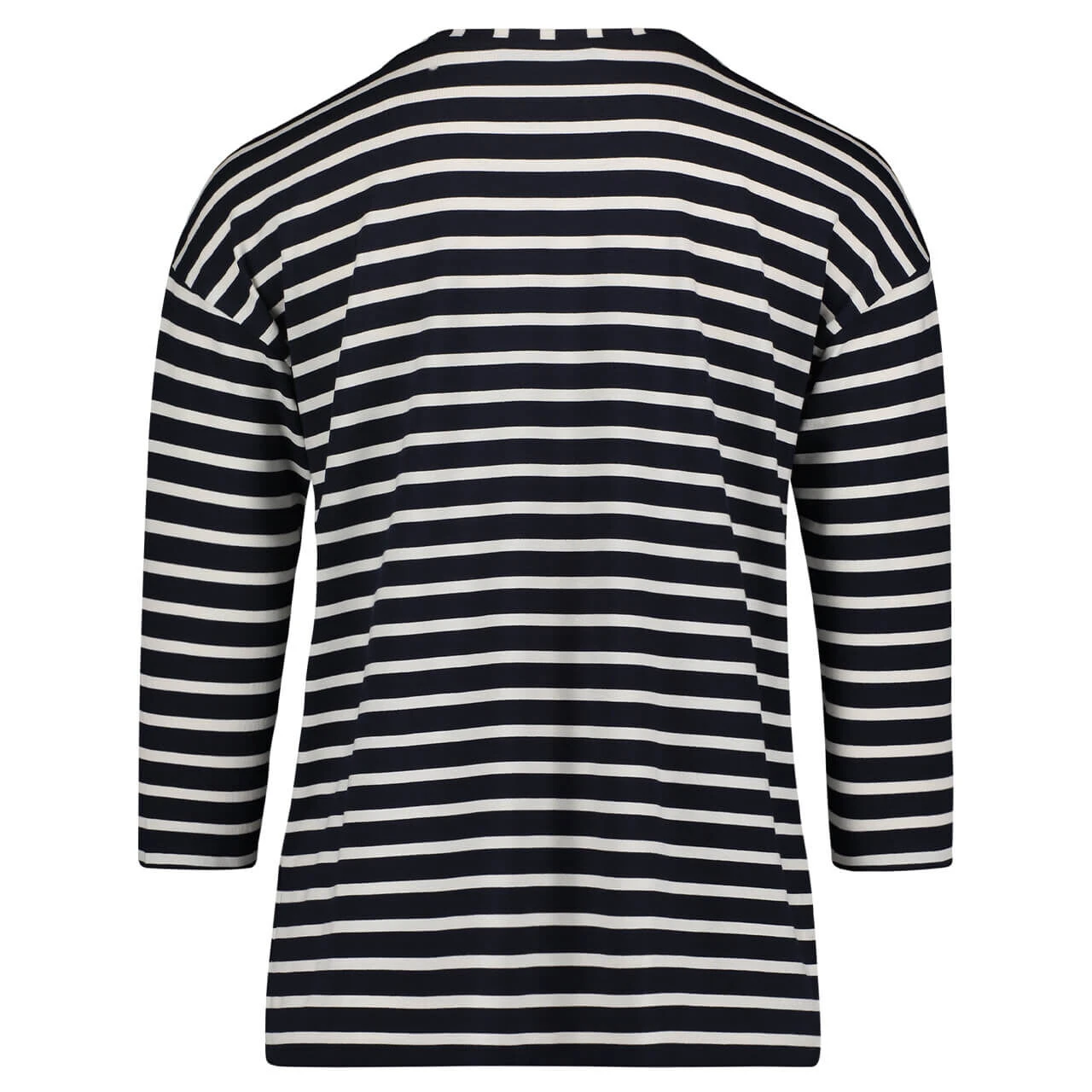 Betty Barclay Damen 3/4 Arm Shirt Dark Blue Cream Striped 4 Betty Barclay Damen 3/4 Arm Shirt Dark Blue Cream Striped – Bild 2
