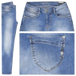 Blue Fire Nancy Jeans Pacific Blue