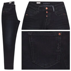 Blue Fire Gigi Jeans Blue Black