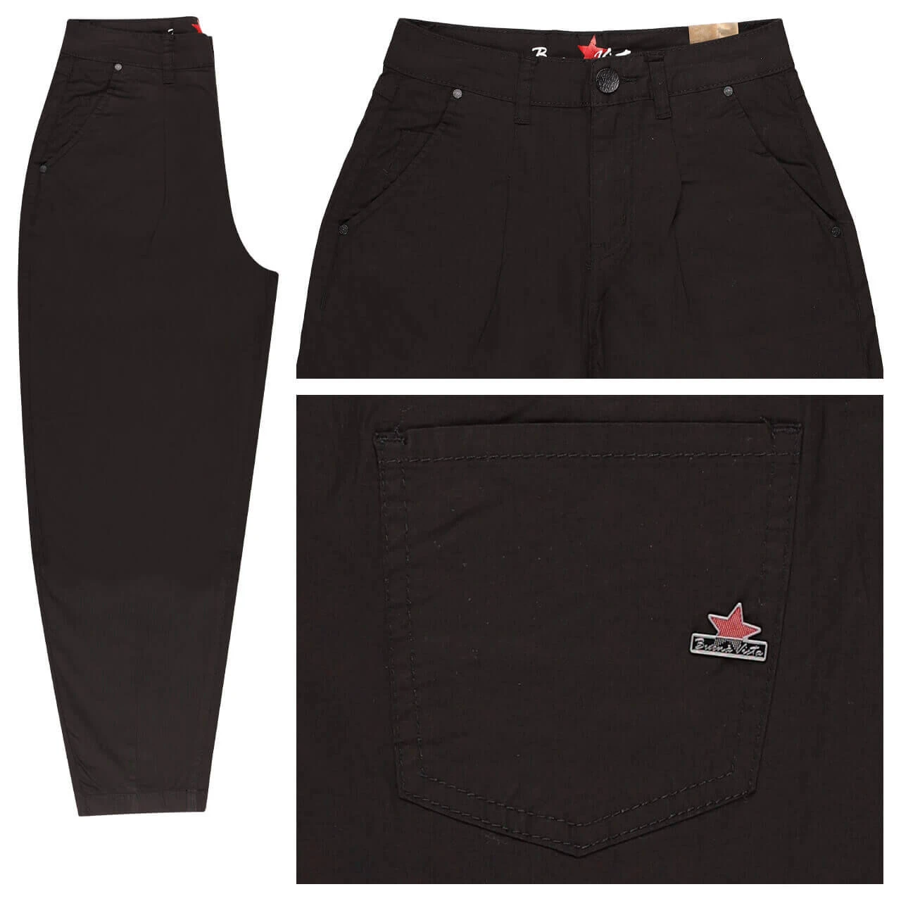 Buena Vista Ballon 7/8 Light Twill Baumwollhose Black 3 Buena Vista Ballon 7/8 Light Twill Baumwollhose Black