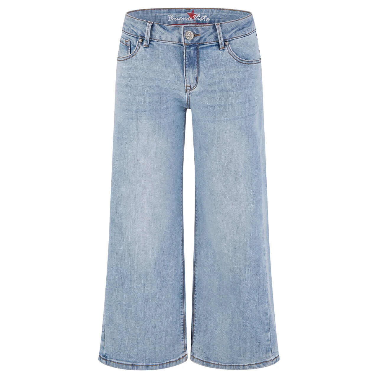 Buena Vista Jeans Italy Palazzo Stretch Denim Light Stone 6 Buena Vista Jeans Italy Palazzo Stretch Denim Light Stone – Bild 4