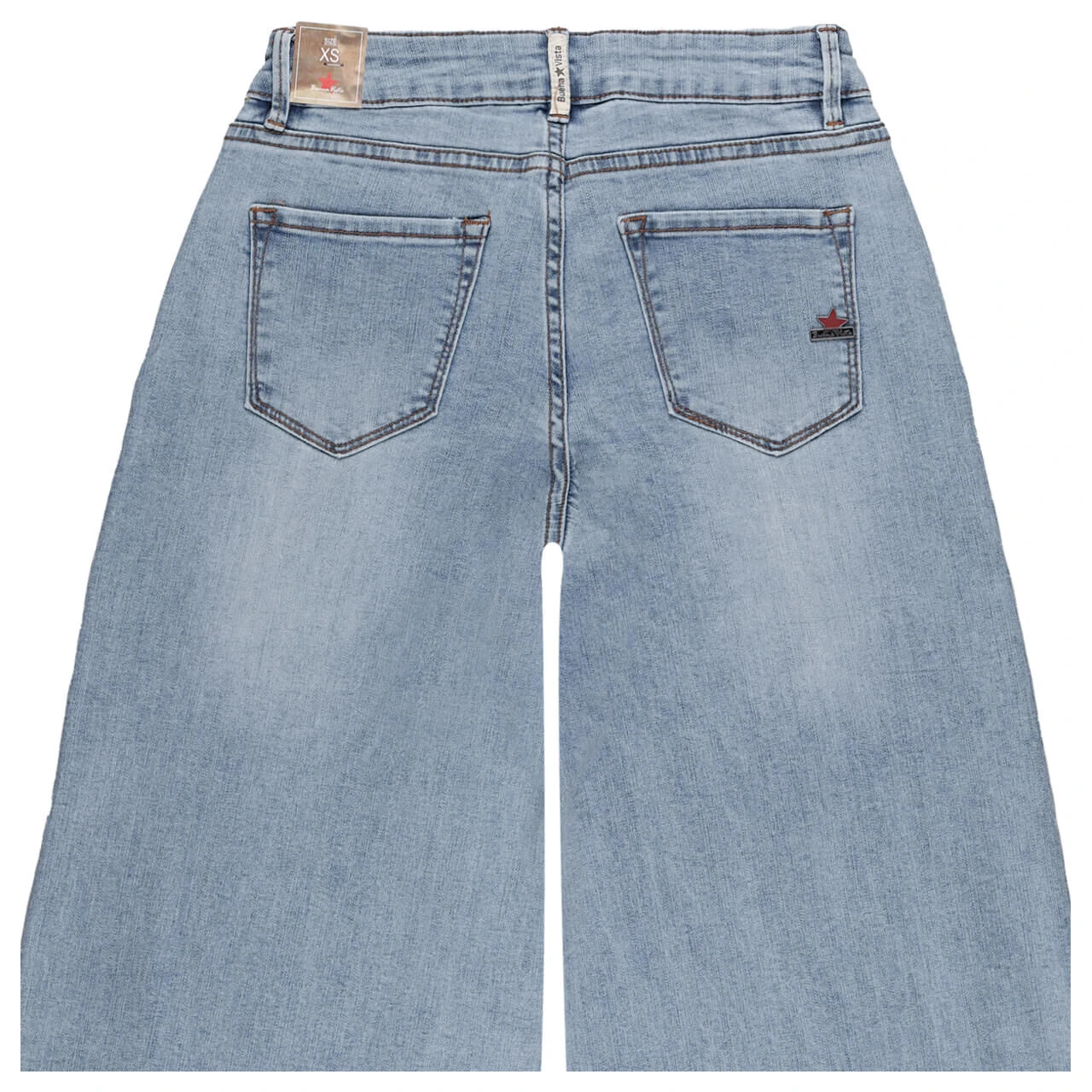 Buena Vista Jeans Italy Palazzo Stretch Denim Light Stone 4 Buena Vista Jeans Italy Palazzo Stretch Denim Light Stone – Bild 2