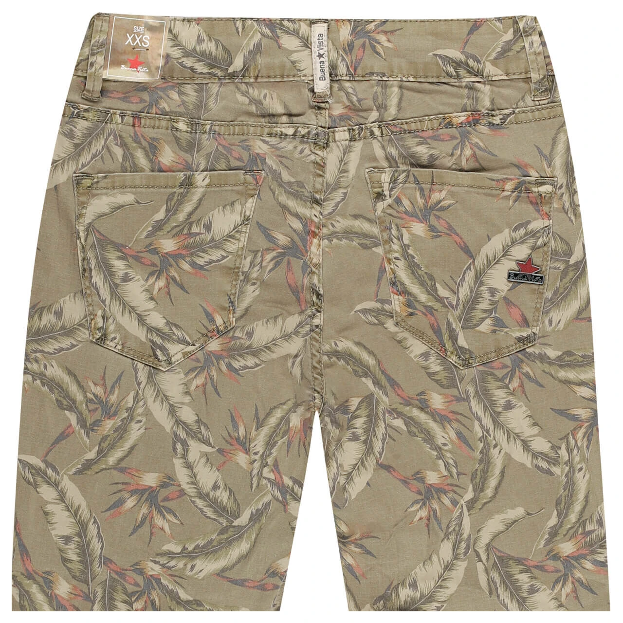 Buena Vista Italy V 7/8 Stretch Twill Baumwollhose Jungle Flower 4 Buena Vista Italy V 7/8 Stretch Twill Baumwollhose Jungle Flower – Bild 2