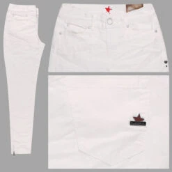 Buena Vista Italy V 7/8 Stretch Twill Baumwollhose Natural Ecru