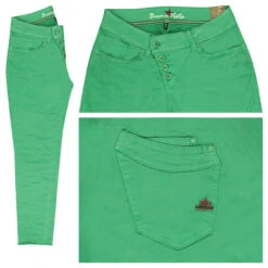 Buena Vista Malibu 7/8 Stretch Twill Baumwollhose Candy Green Fringe