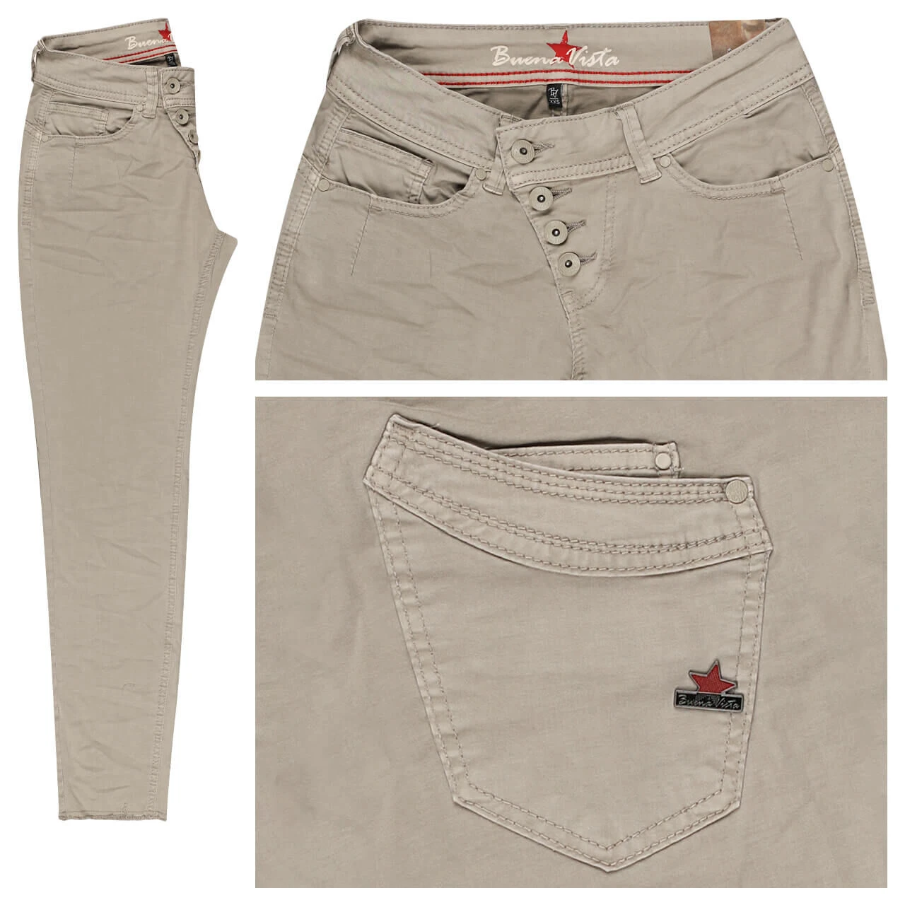 Buena Vista Malibu 7/8 Stretch Twill Baumwollhose Feather Salvia Green 3 Buena Vista Malibu 7/8 Stretch Twill Baumwollhose Feather Salvia Green