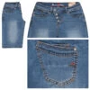 Buena Vista Jeans Malibu-Short Cozy Denim Middle Blue