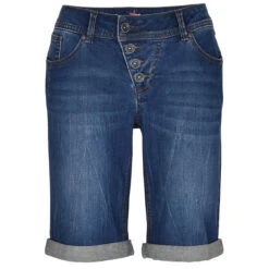 Buena Vista Malibu-Short Stretch Denim Jeans Middle Blue Washed -Wellensteyn Shop buena vista jeans malibu short stretch middle blue 4543 ansicht