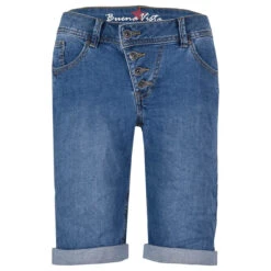 Buena Vista Malibu-Short Stretch Denim Jeans Midstone Blue -Wellensteyn Shop buena vista jeans malibu short stretch midstone 8077 ansicht vorne