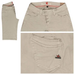 Buena Vista Malibu-Short Stretch Twill Baumwollhose Feather Salvia Green