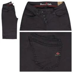 Buena Vista Malibu-Short Stretch Twill Baumwollhose Soft Dark Blue