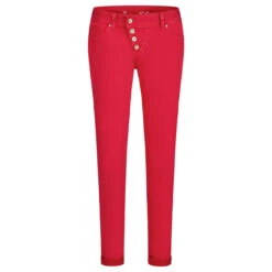Buena Vista Malibu Stretch Twill Baumwollhose Dark Pink -Wellensteyn Shop buena vista jeans malibu stretch twill pink 5450 ansicht vorne
