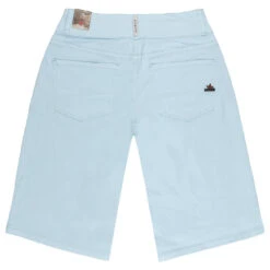 Buena Vista Tummyless-Short Stretch Twill Baumwollhose Pastell Blue -Wellensteyn Shop buena vista jeans tummyless short stretch twill 4979 pastell blue hinten