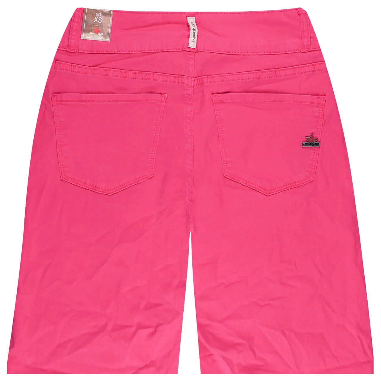 Buena Vista Tummyless-Short Stretch Twill Baumwollhose Intense Pink 4 Buena Vista Tummyless-Short Stretch Twill Baumwollhose Intense Pink – Bild 2