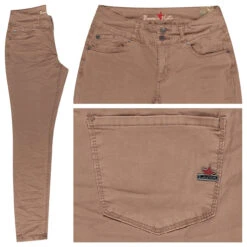 Buena Vista Tummyless Stretch Twill Baumwollhose Toffee