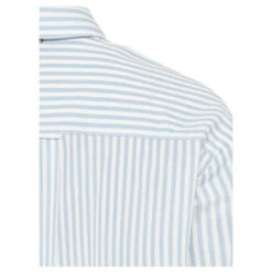 Camel Active Damen Langarm Bluse Light Blue Stripes -Wellensteyn Shop camel active blouse hemdbluse blau 41 detail hinten