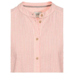 Camel Active Damen Kurzarm Bluse Watermelon -Wellensteyn Shop camel active blouse hemdbluse rot 53 detail vorne