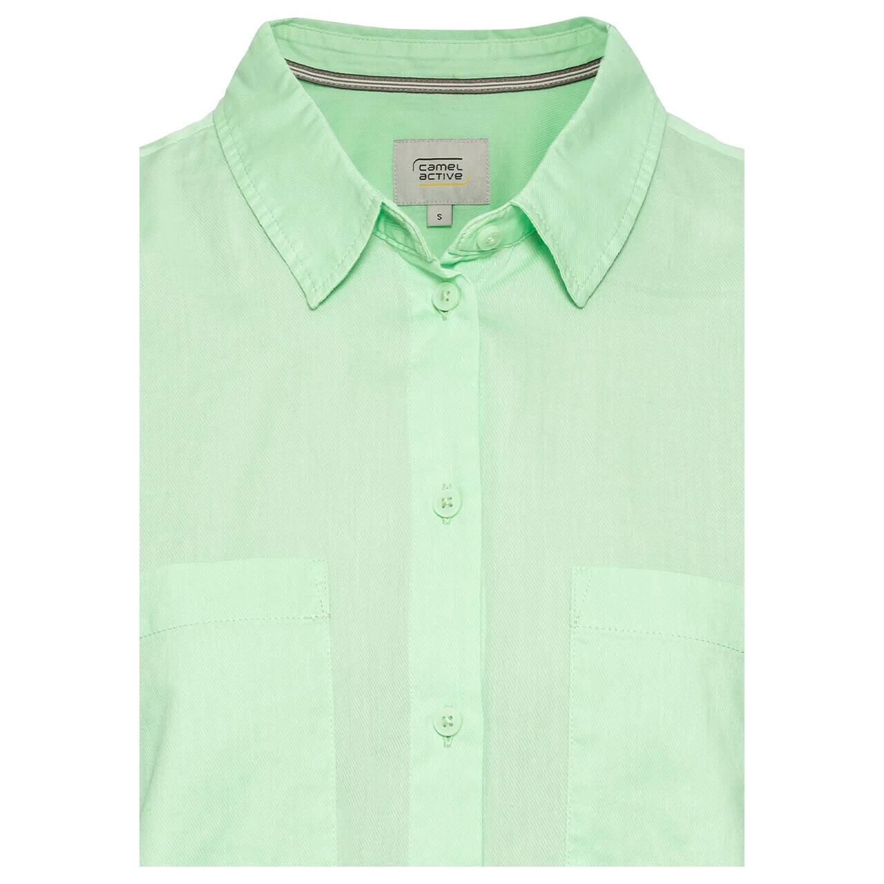 Camel Active Damen Kurzarm Bluse Pistaccio 5 Camel Active Damen Kurzarm Bluse Pistaccio – Bild 3