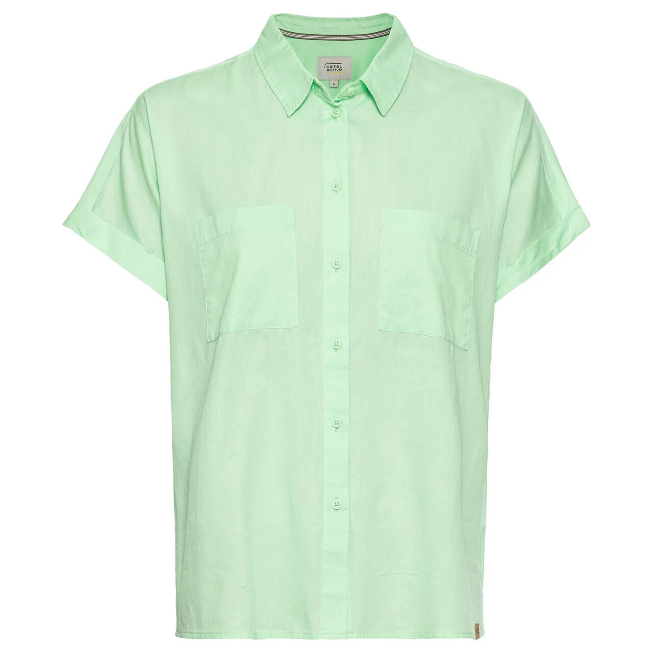 Camel Active Damen Kurzarm Bluse Pistaccio 3 Camel Active Damen Kurzarm Bluse Pistaccio