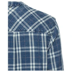 Camel Active Damen Langarm Bluse Indigo Blue Check 9 Camel Active Damen Langarm Bluse Indigo Blue Check -Wellensteyn Shop camel active hemdbluse blau 40 detail hinten