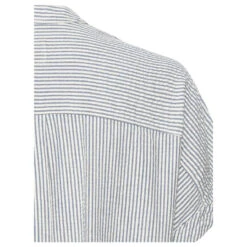 Camel Active Damen Kurzarm Bluse Dark Indigo -Wellensteyn Shop camel active hemdbluse blau 46 detail hinten