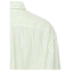 Camel Active Damen Langarm Bluse Pistaccio Striped -Wellensteyn Shop camel active outdoor hemd gruen 74 detail hinten