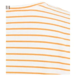 Camel Active Damen 3/4 Arm Shirt Safran Stripes 9 Camel Active Damen 3/4 Arm Shirt Safran Stripes -Wellensteyn Shop camel active rundhals t shirt orange 64 detail hinten