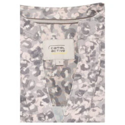 Camel Active Damen Langarm Bluse Grey Leo 8 Camel Active Damen Langarm Bluse Grey Leo -Wellensteyn Shop camel active shirt bluse muster grau pink 95 detail vorn